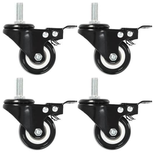 Lenkrollen mit Bremsen 24 Stk. 50 mm - Premium Materialbeförderung  - Just €197.92! Shop now at homesales4u