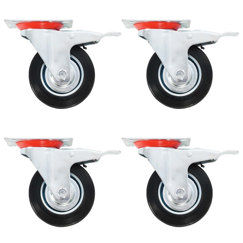 8 Stk. Lenkrollen 100 mm - Premium Materialbeförderung  - Just €69.99! Shop now at homesales4u