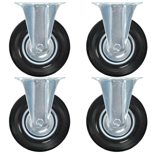 8 Stk. Bockrollen 125 mm - Premium Materialbeförderung  - Just €75.18! Shop now at homesales4u