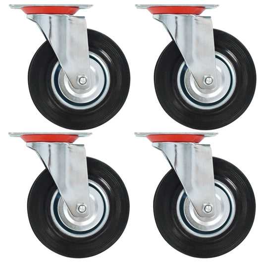 8 Stk. Lenkrollen 125 mm - Premium Materialbeförderung  - Just €84.54! Shop now at homesales4u