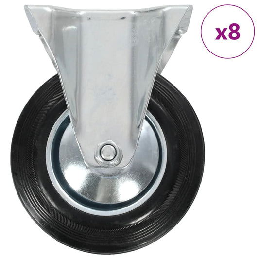 8 Stk. Bockrollen 160 mm - Premium Materialbeförderung  - Just €128.63! Shop now at homesales4u
