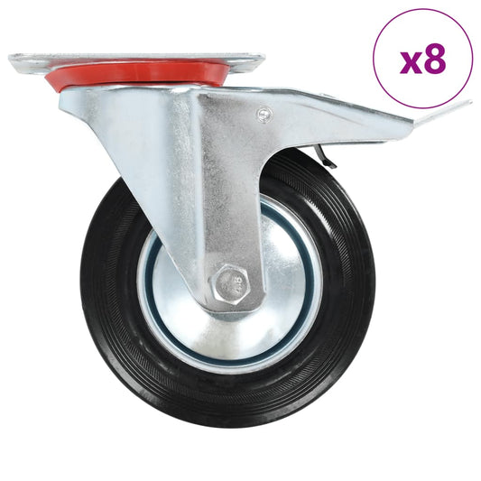 8 Stk. Lenkrollen 160 mm - Premium Materialbeförderung  - Just €171.50! Shop now at homesales4u