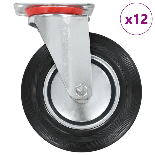 12 Stk. Lenkrollen 200 mm - Premium Materialbeförderung  - Just €259.04! Shop now at homesales4u