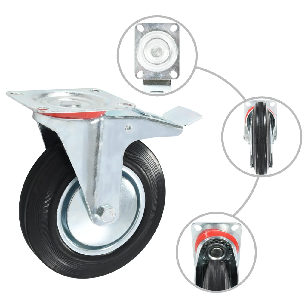 16 Stk. Lenkrollen 200 mm - Premium Materialbeförderung  - Just €355.80! Shop now at homesales4u