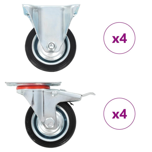 8 Stk. Rollen 75 mm - Premium Materialbeförderung  - Just €58.90! Shop now at homesales4u