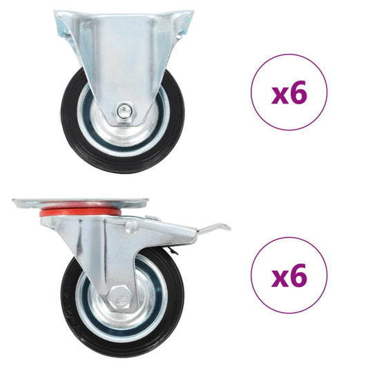 12 Stk. Rollen 75 mm - Premium Materialbeförderung  - Just €88.35! Shop now at homesales4u