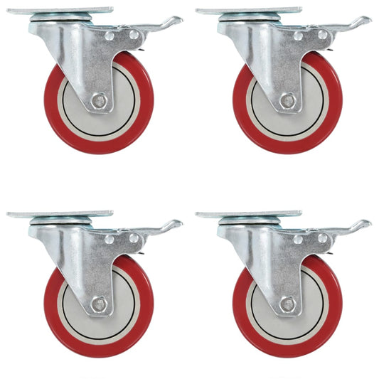 Lenkrollen 8 Stk. 100 mm - Premium Materialbeförderung  - Just €84.27! Shop now at homesales4u