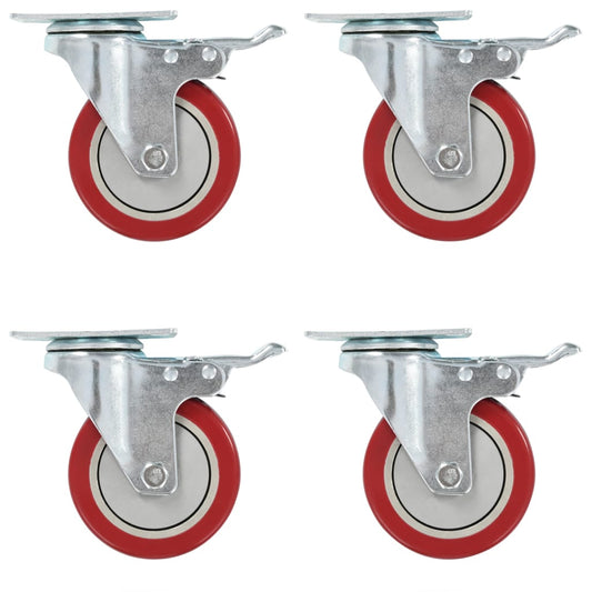 Lenkrollen 16 Stk. 100 mm - Premium Materialbeförderung  - Just €168.55! Shop now at homesales4u