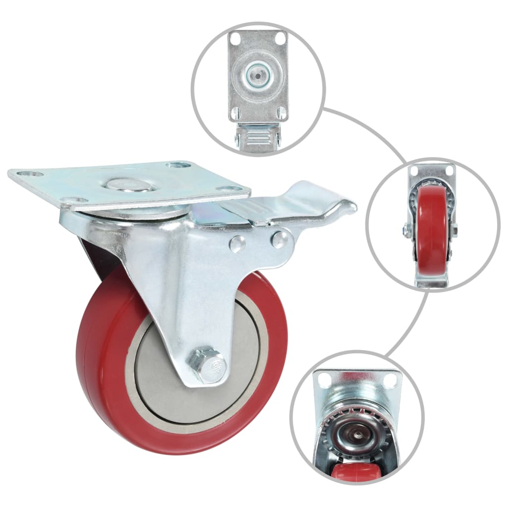 Lenkrollen 32 Stk. 100 mm - Premium Materialbeförderung  - Just €337.06! Shop now at homesales4u