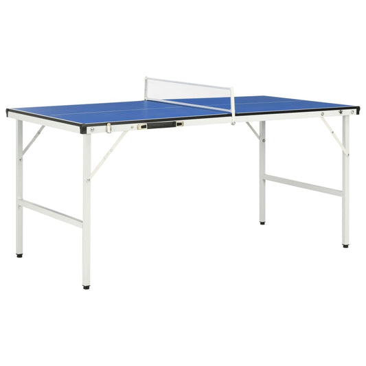 Tischtennisplatte mit Netz 5 Fuß 152×76×66 cm Blau - Premium Tischtennis-Tische  - Just €197.23! Shop now at homesales4u
