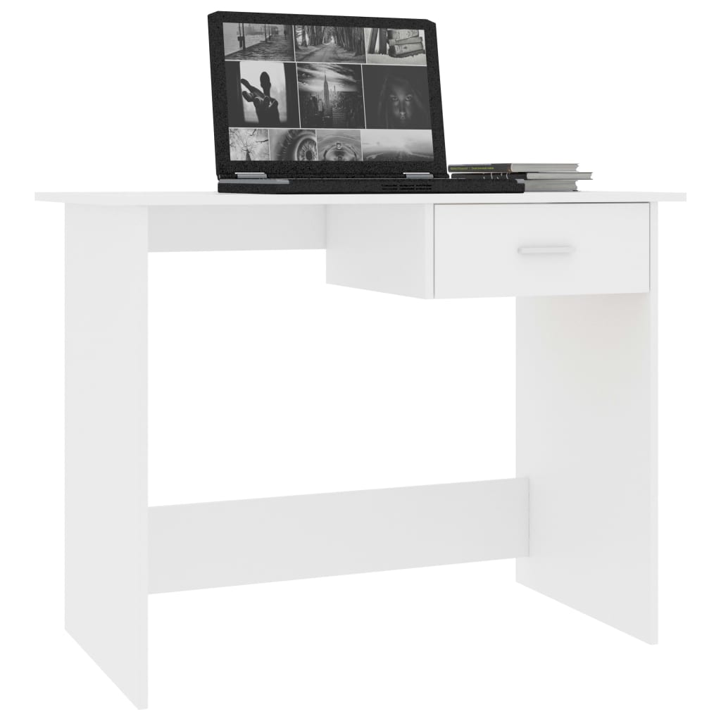 Schreibtisch Weiß 100x50x76 cm Holzwerkstoff - Premium Schreibtische  - Just €71.55! Shop now at homesales4u