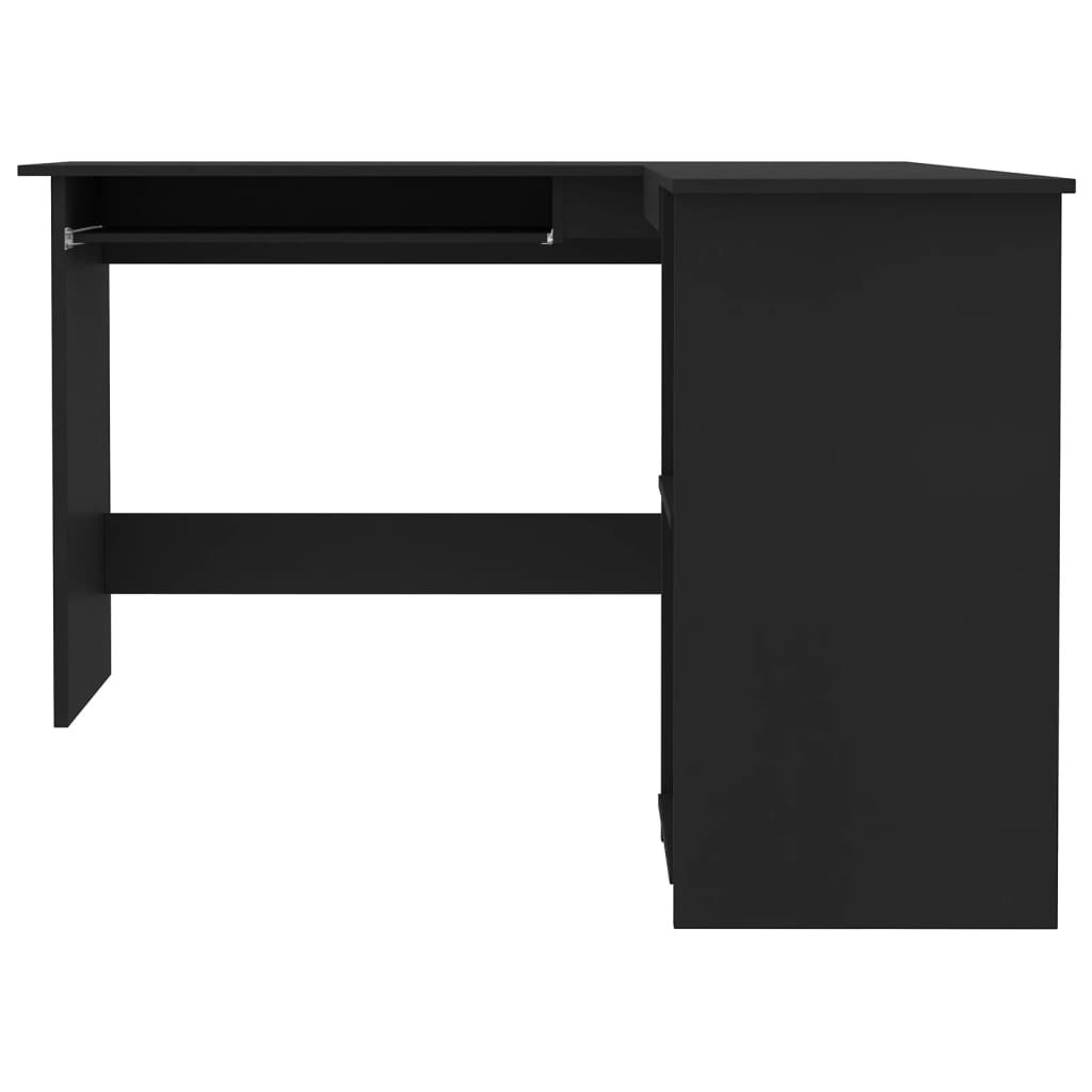 Eckschreibtisch in L-Form Schwarz 120x140x75 cm Holzwerkstoff - Premium Schreibtische  - Just €157.24! Shop now at homesales4u