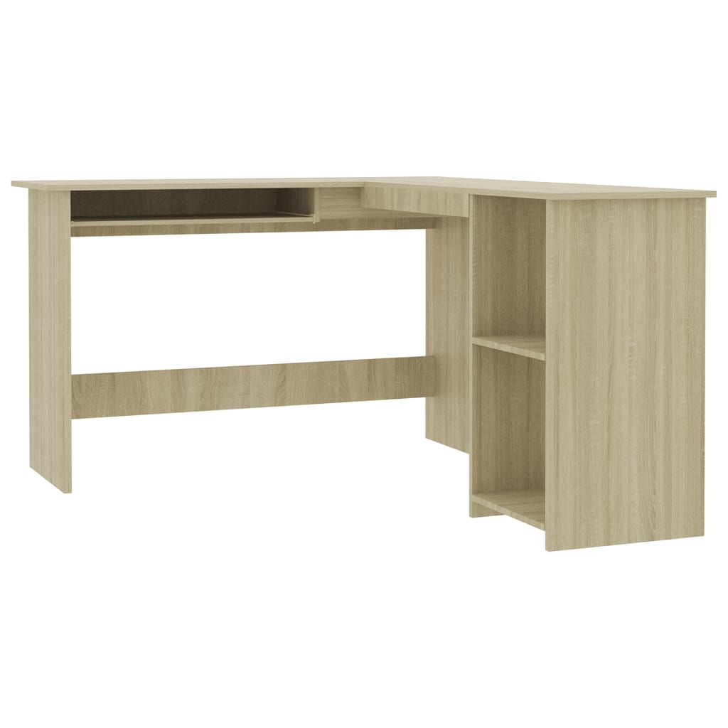 Eckschreibtisch L-Form Sonoma-Eiche 120x140x75 cm Holzwerkstoff - Premium Schreibtische  - Just €173.42! Shop now at homesales4u