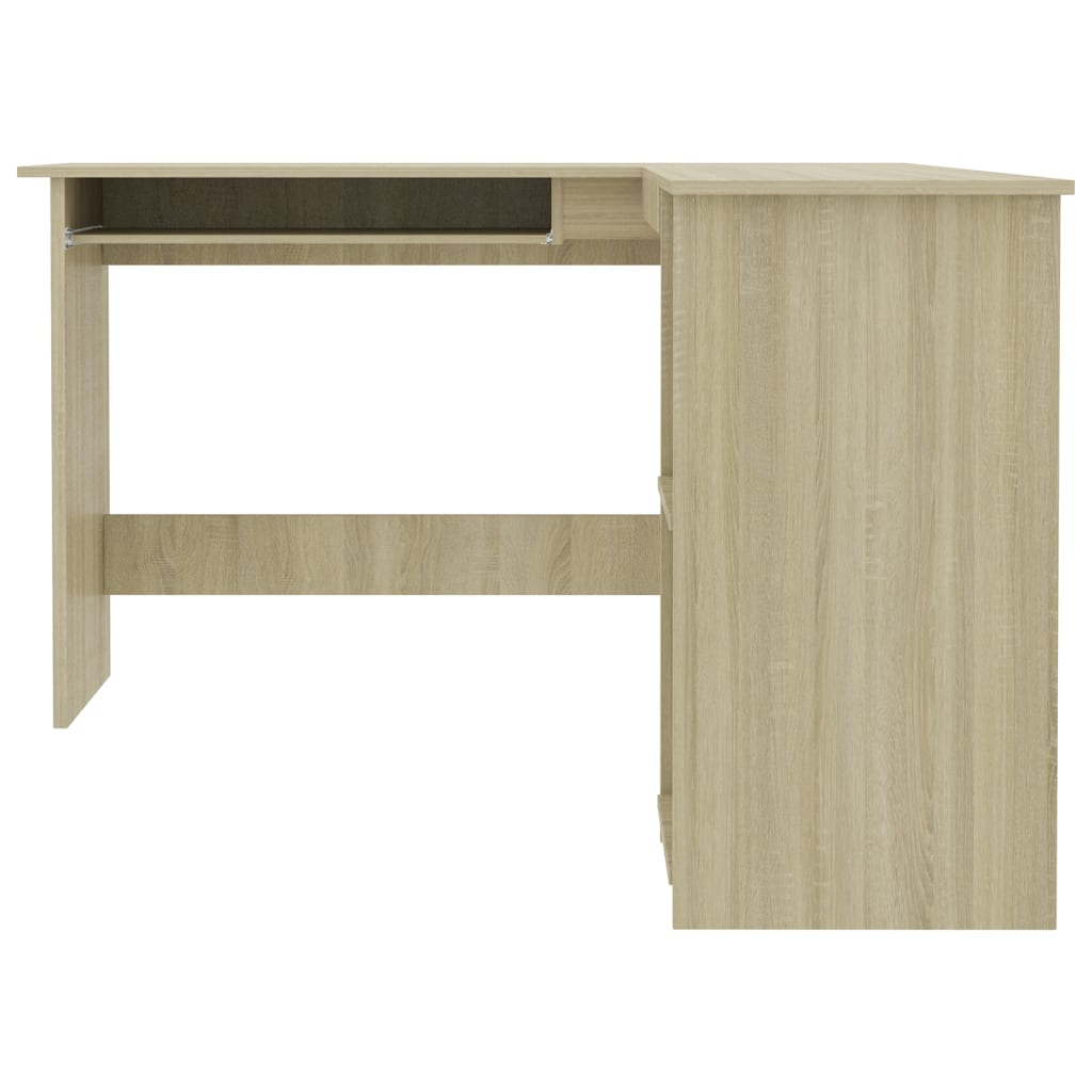 Eckschreibtisch L-Form Sonoma-Eiche 120x140x75 cm Holzwerkstoff - Premium Schreibtische  - Just €173.42! Shop now at homesales4u