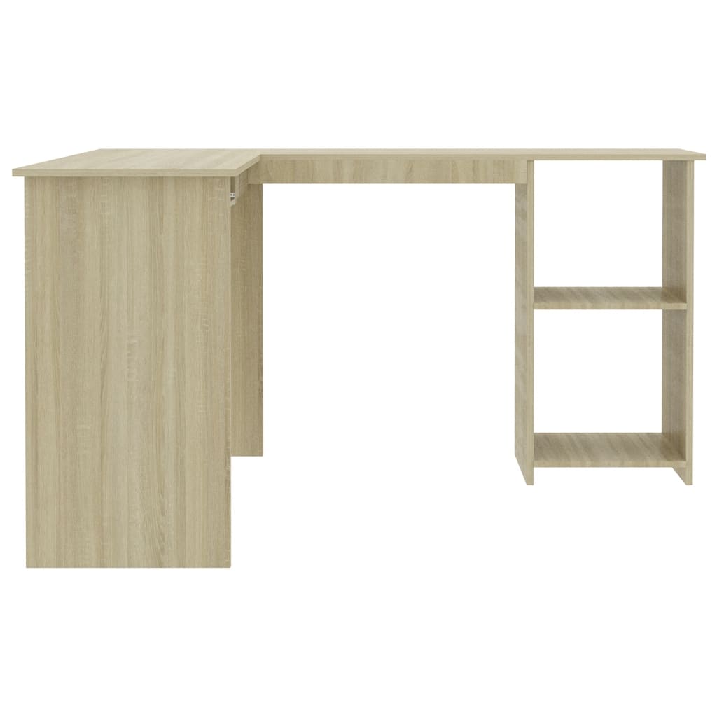 Eckschreibtisch L-Form Sonoma-Eiche 120x140x75 cm Holzwerkstoff - Premium Schreibtische  - Just €173.42! Shop now at homesales4u