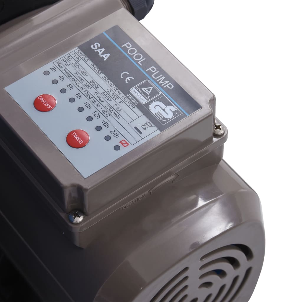 Sandfilteranlage mit Zeitschaltuhr 530 W 10980 L/h - Premium Pool- & Whirlpool-Filter  - Just €285.75! Shop now at homesales4u