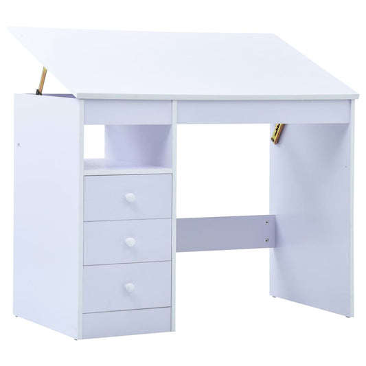 Kinderschreibtisch Kippbar Weiß - Premium Architekten- & Zeichentische  - Just €174.63! Shop now at homesales4u