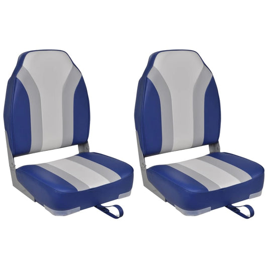 Klappbare Bootssitze 2 Stk. mit hoher Rückenlehne - Premium Segelboot-Zubehör  - Just €205.88! Shop now at homesales4u