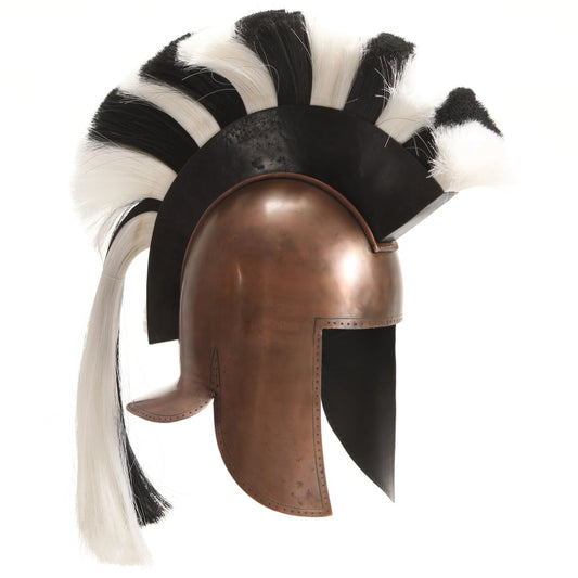Griechischer Krieger-Helm Antik Replik für LARP Kupfern Stahl - Premium Sammlerwaffen  - Just €94.90! Shop now at homesales4u