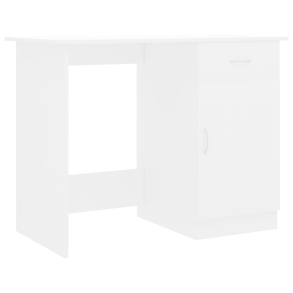 Schreibtisch Weiß 100×50×76 cm Holzwerkstoff - Premium Schreibtische  - Just €103.38! Shop now at homesales4u