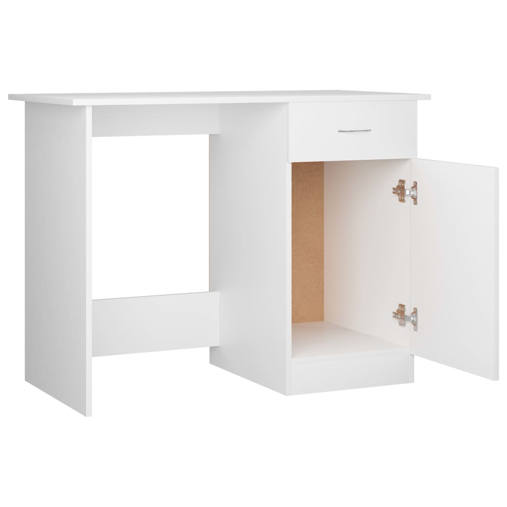 Schreibtisch Weiß 100×50×76 cm Holzwerkstoff - Premium Schreibtische  - Just €103.38! Shop now at homesales4u