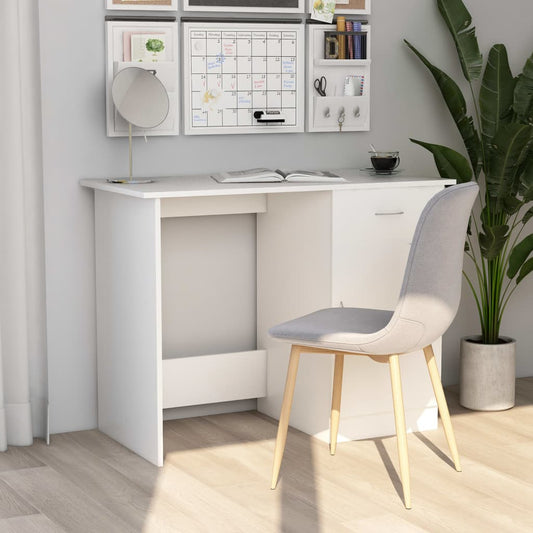 Schreibtisch Weiß 100×50×76 cm Holzwerkstoff - Premium Schreibtische  - Just €103.38! Shop now at homesales4u