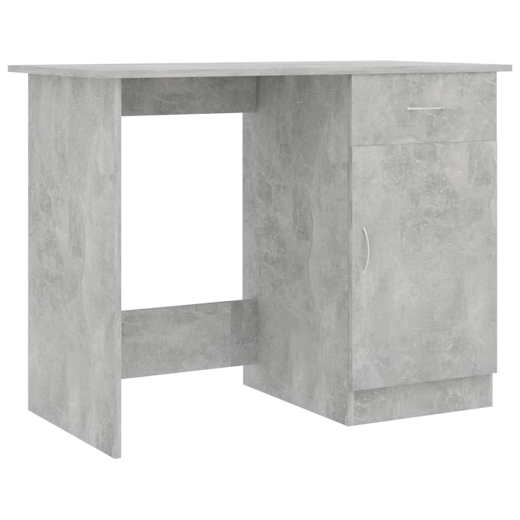Schreibtisch Betongrau 100x50x76 cm Holzwerkstoff - Premium Schreibtische  - Just €91.53! Shop now at homesales4u