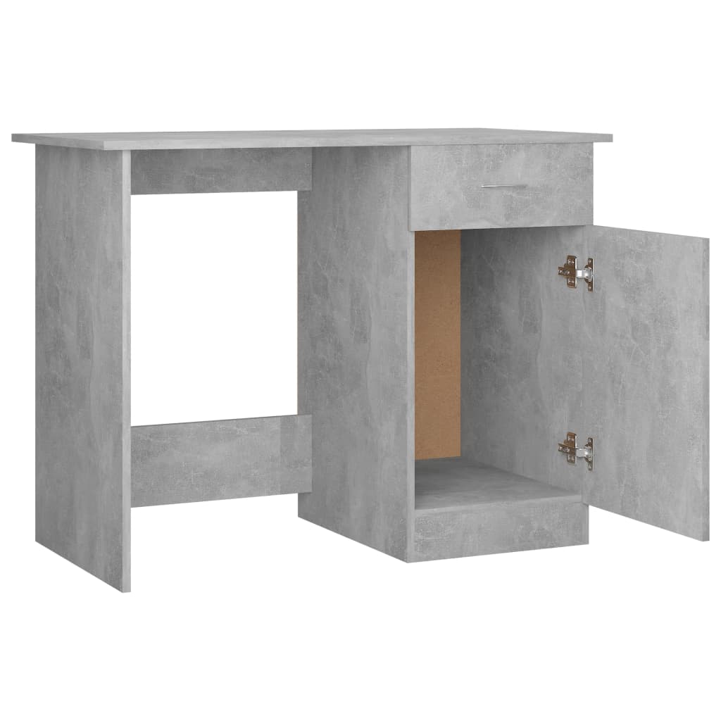 Schreibtisch Betongrau 100x50x76 cm Holzwerkstoff - Premium Schreibtische  - Just €91.53! Shop now at homesales4u