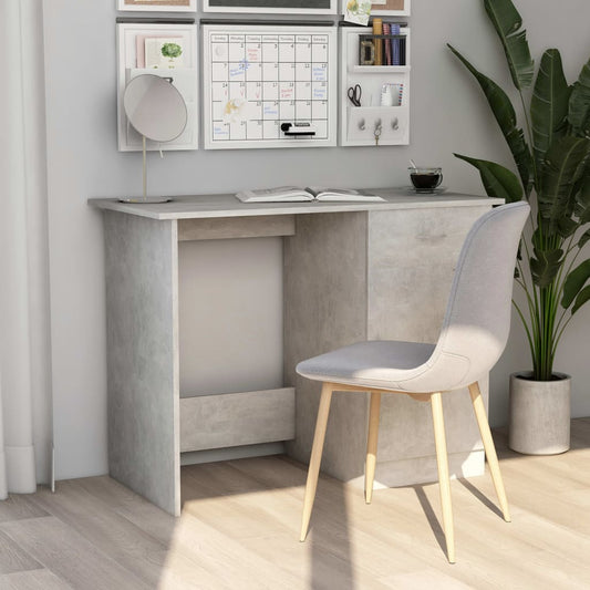 Schreibtisch Betongrau 100x50x76 cm Holzwerkstoff - Premium Schreibtische  - Just €91.53! Shop now at homesales4u