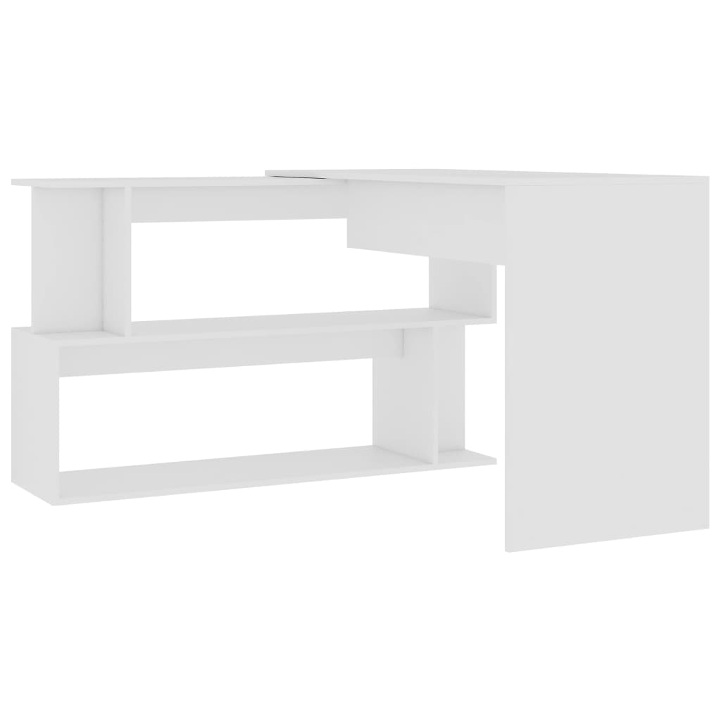 Eckschreibtisch Weiß 200x50x76 cm Holzwerkstoff - Premium Schreibtische  - Just €135.40! Shop now at homesales4u