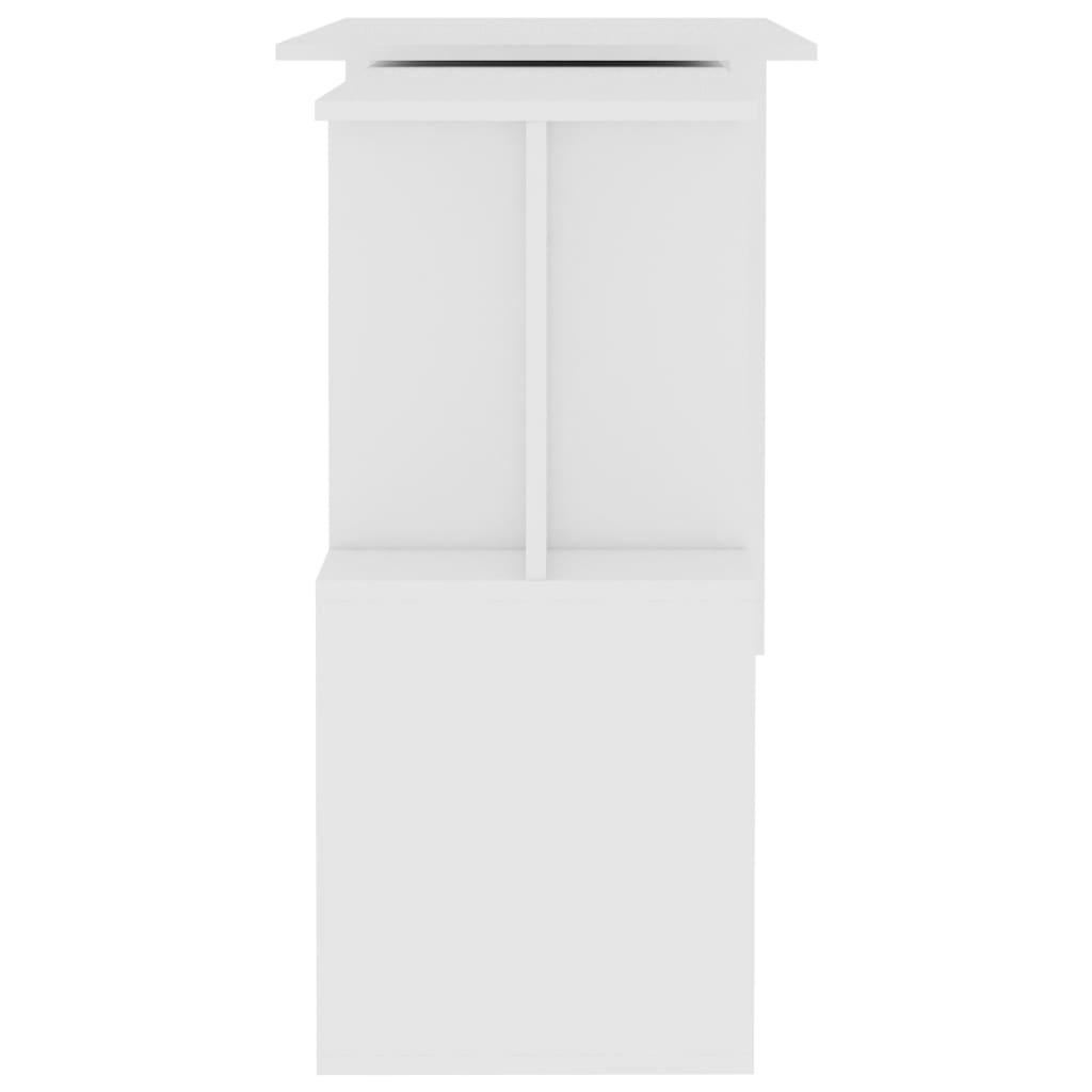 Eckschreibtisch Weiß 200x50x76 cm Holzwerkstoff - Premium Schreibtische  - Just €135.40! Shop now at homesales4u