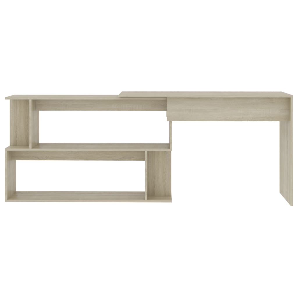 Eckschreibtisch Sonoma-Eiche 200x50x76 cm Holzwerkstoff - Premium Schreibtische  - Just €124.19! Shop now at homesales4u