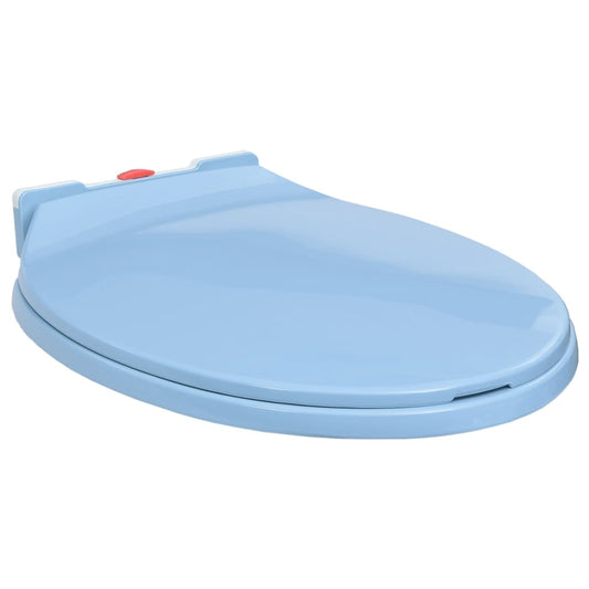 Toilettensitz mit Absenkautomatik Quick-Release Blau Oval - Premium Toilettensitze  - Just €40.93! Shop now at homesales4u