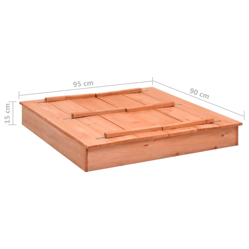 Sandkasten Tannenholz 95×90×15 cm - Premium Sandkästen  - Just €143.22! Shop now at homesales4u