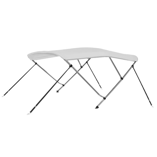 3-Bow Bimini Top Weiß 183x140x137 cm - Premium Bootspersenninge & Bootsplanen  - Just €170.02! Shop now at homesales4u
