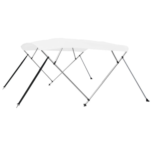 4-Bow Bimini Top Weiß 243x180x137 cm - Premium Bootspersenninge & Bootsplanen  - Just €237.65! Shop now at homesales4u