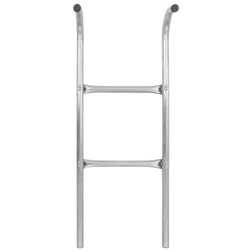 2-stufige Trampolinleiter Stahl Silbern 102,6 cm - Premium Trampolin-Zubehör  - Just €36.14! Shop now at homesales4u