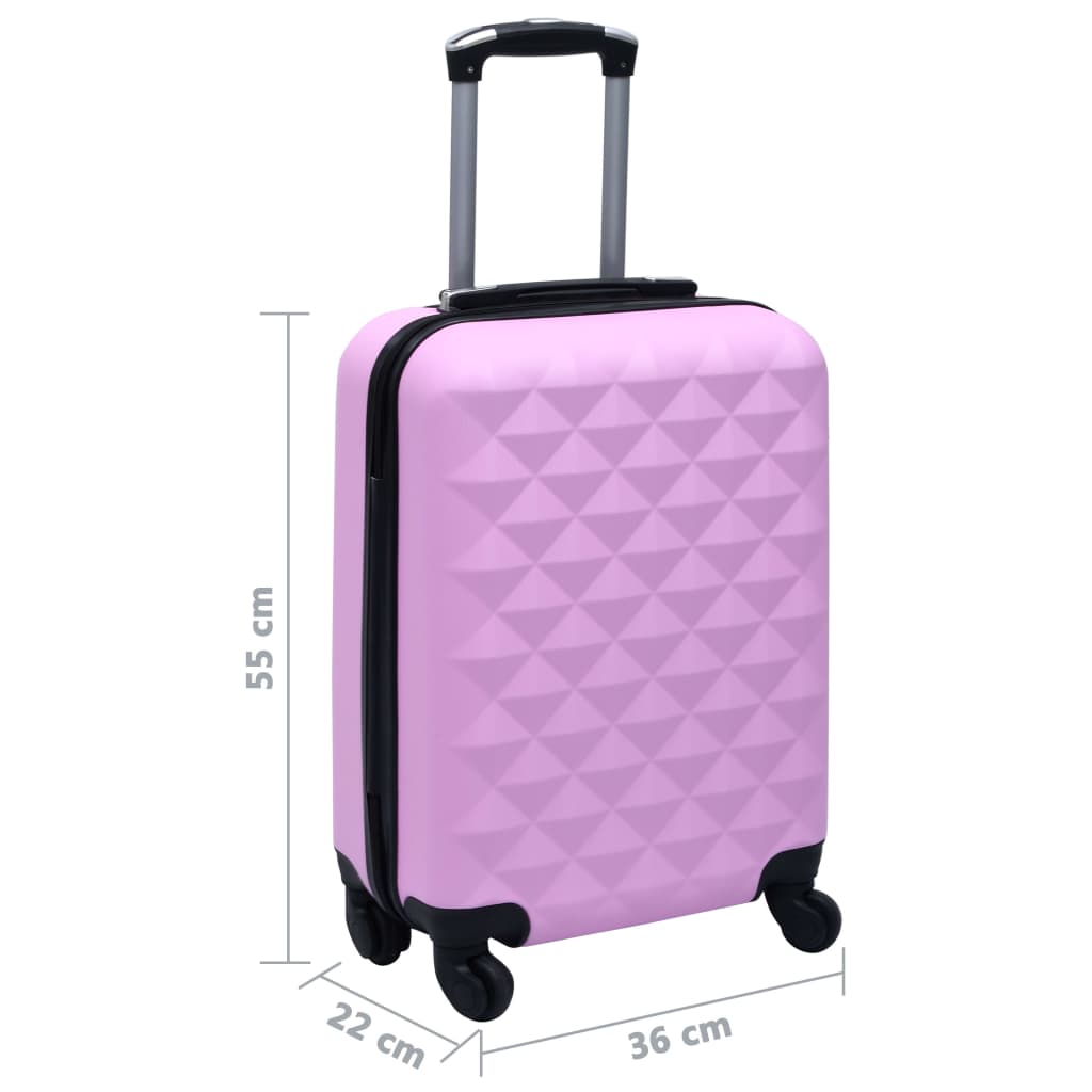 Hartschalen-Trolley Rosa ABS - Premium Reisekoffer  - Just €76.64! Shop now at homesales4u