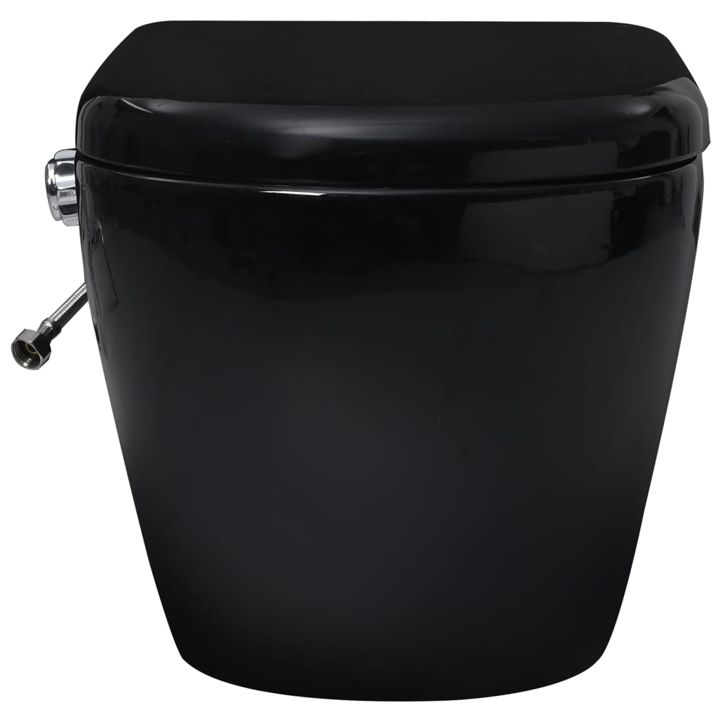 Wand-WC ohne Spülrand mit Bidet-Funktion Keramik Schwarz - Premium Toiletten  - Just €268.01! Shop now at homesales4u