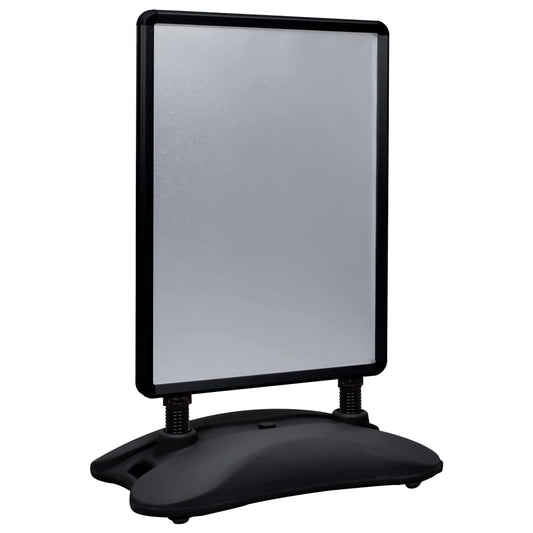 A1-Plakatständer Wasserbefüllbar Schwarz Aluminiumlegierung - Premium Vitrinen  - Just €238.99! Shop now at homesales4u