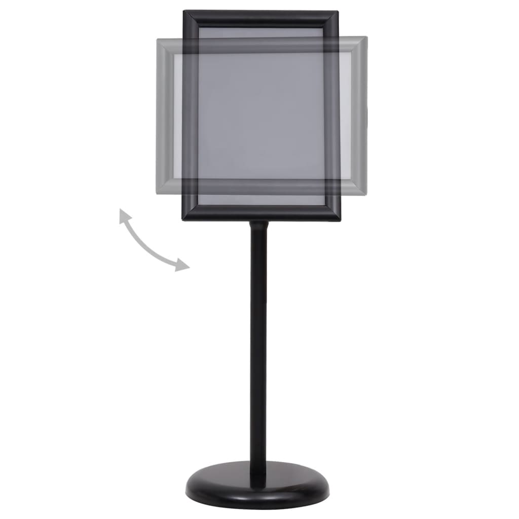 A3-Plakatständer Schwarz Aluminiumlegierung - Premium Vitrinen  - Just €49.87! Shop now at homesales4u