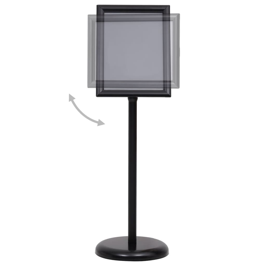 A4-Plakatständer Schwarz Aluminiumlegierung - Premium Vitrinen  - Just €48.64! Shop now at homesales4u