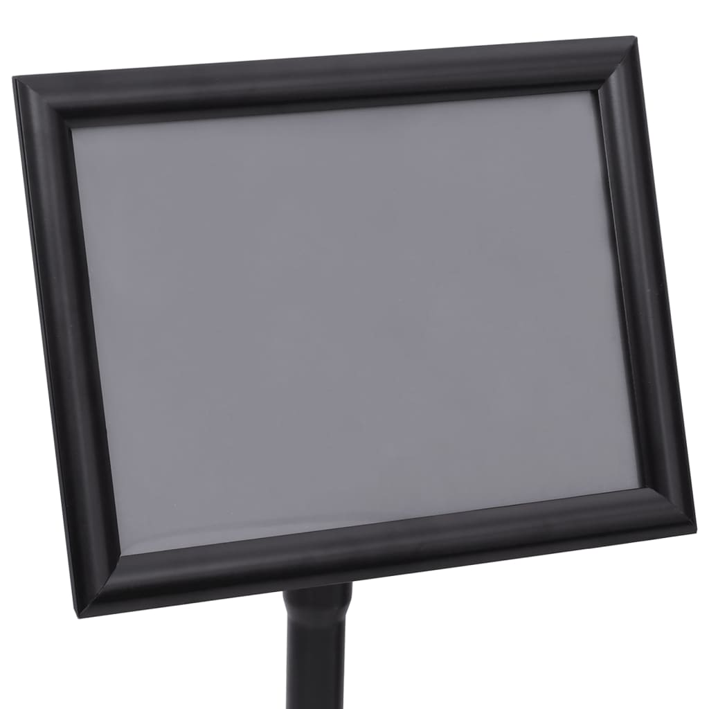 A4-Plakatständer Schwarz Aluminiumlegierung - Premium Vitrinen  - Just €48.64! Shop now at homesales4u