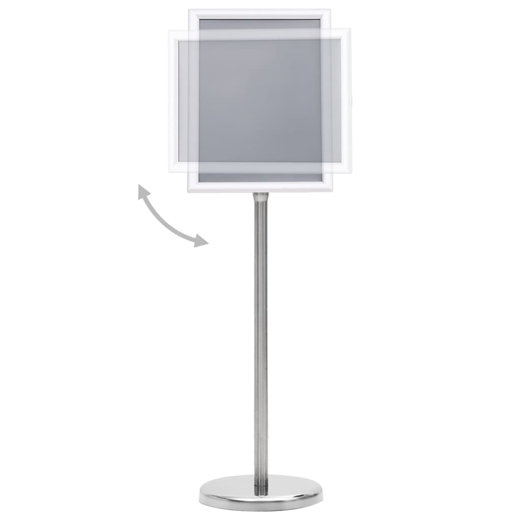 A4-Plakatständer Silbern Aluminiumlegierung - Premium Vitrinen  - Just €43.73! Shop now at homesales4u