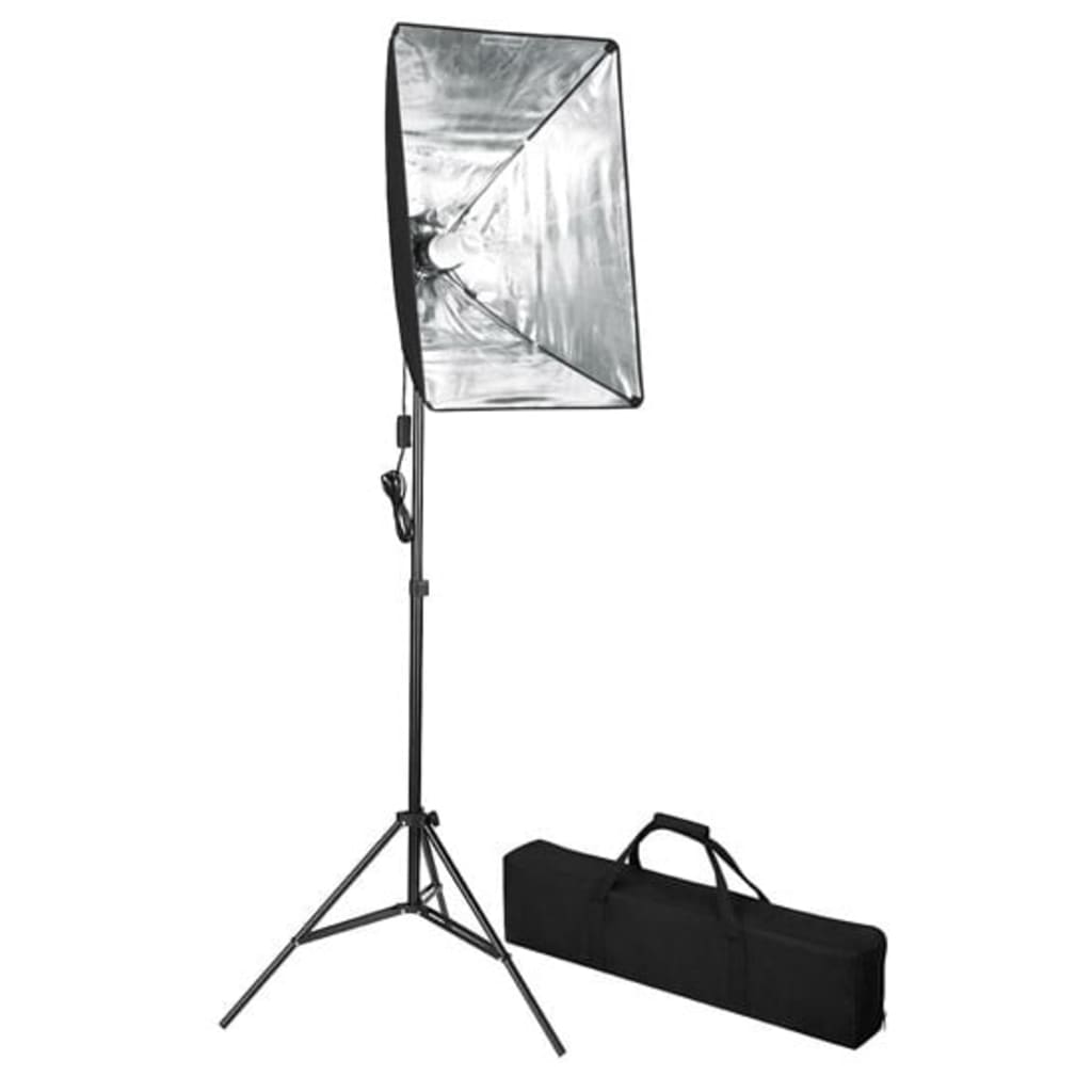 Fotostudio-Set mit Hintergrund und Softbox-Leuchte - Premium Studioscheinwerfer & -blitzgeräte  - Just €159.90! Shop now at homesales4u