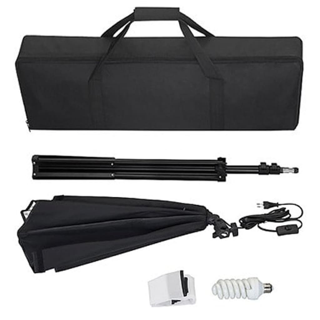 Fotostudio-Set mit Hintergrund und Softbox-Leuchte - Premium Studioscheinwerfer & -blitzgeräte  - Just €159.90! Shop now at homesales4u