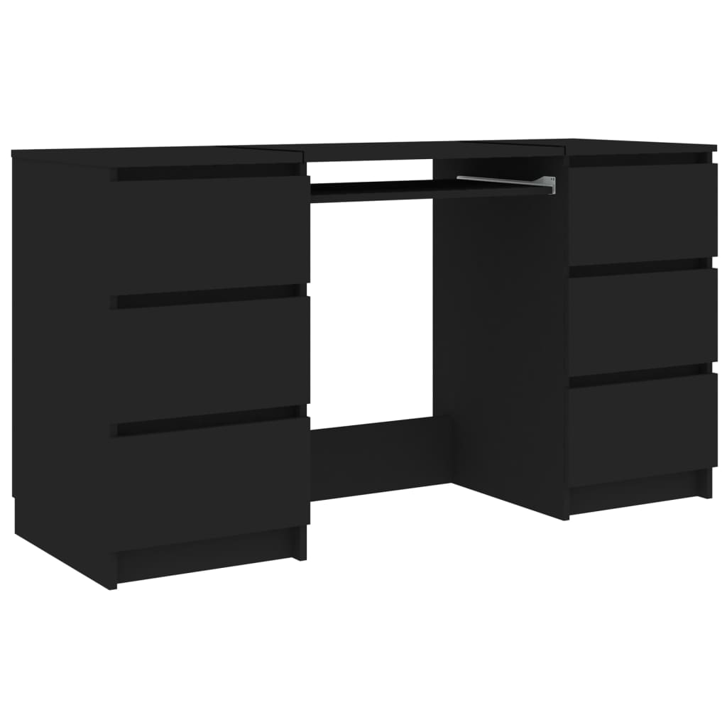 Schreibtisch Schwarz 140x50x77 cm Holzwerkstoff - Premium Schreibtische  - Just €222.24! Shop now at homesales4u