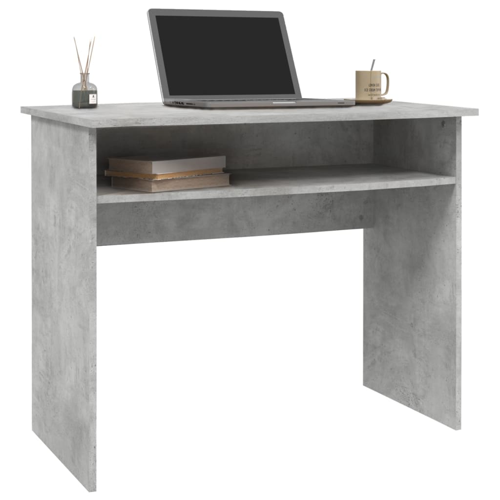 Schreibtisch Betongrau 90x50x74 cm Holzwerkstoff - Premium Schreibtische  - Just €68.52! Shop now at homesales4u