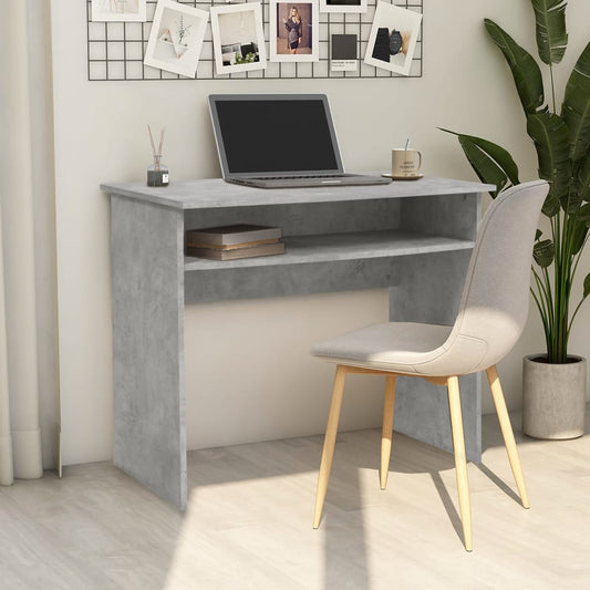 Schreibtisch Betongrau 90x50x74 cm Holzwerkstoff - Premium Schreibtische  - Just €68.52! Shop now at homesales4u
