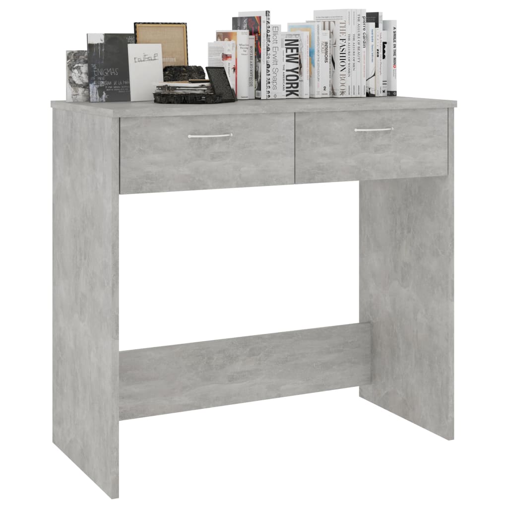 Schreibtisch Betongrau 80x40x75 cm Holzwerkstoff - Premium Schreibtische  - Just €62.09! Shop now at homesales4u